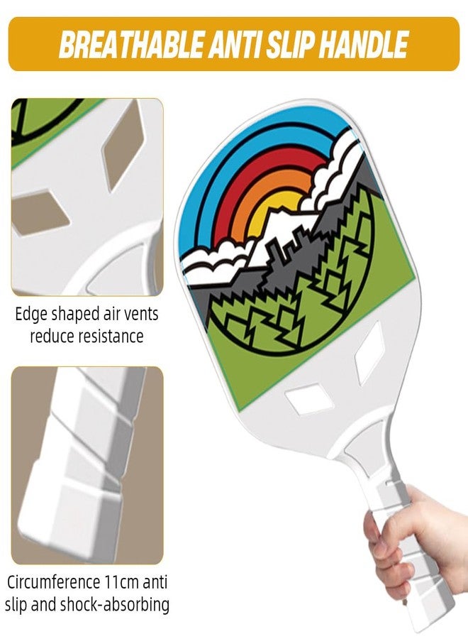 Proberos® Professional Pickleball Paddle Set with 4 Balls, Non-Slip Grip, Durable Pickleball Paddle, Lightweight Design Rackets, Outdoor Backyard Sport Game Set, Family Beginner Friendly - Image 3